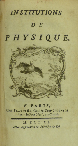 Chatelet Institutions title page