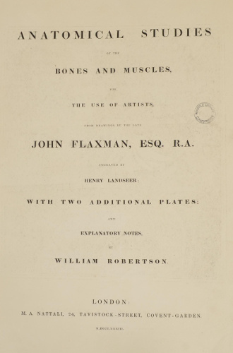 Flaxman title page
