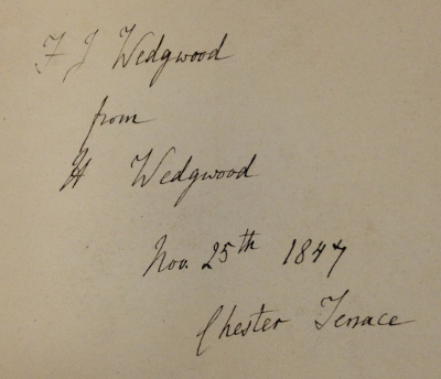 Flaxman Wedgwood signature