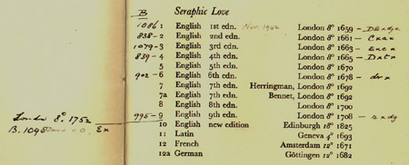  a handlist of his works / G.L.K. [i.e. Sir Geoffrey Keynes] for & from J.F.F. [i.e. John Farquhar Fulton] (London, June 1932) STORE F.16.