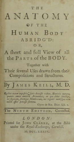 Keill title page