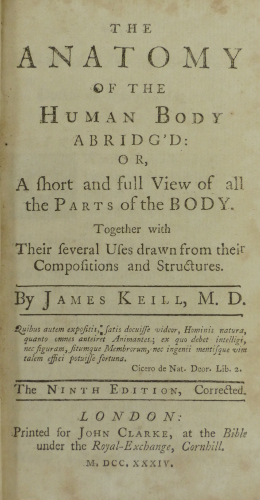 Keill title page