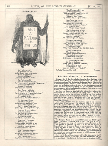  or the London Charivari vol. 40, 18 May 1861, p. 206. CUL T992.b.1.