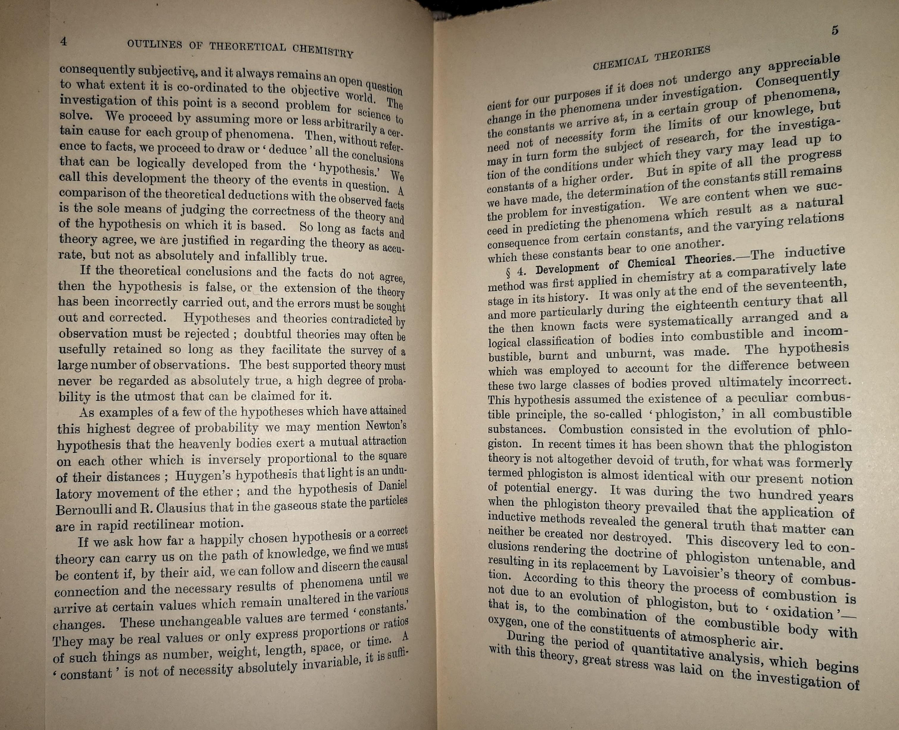 “Introduction to Meyer’s Outlines of Theoretical Chemistry (1892).