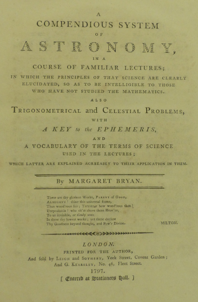 Bryan Astronomy title page