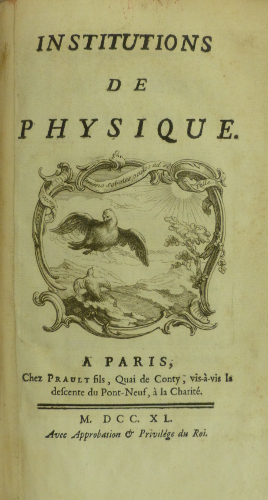 Chatelet Institutions title page