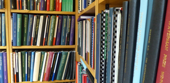 Dissertations and theses in librarian's office