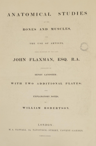 Flaxman title page